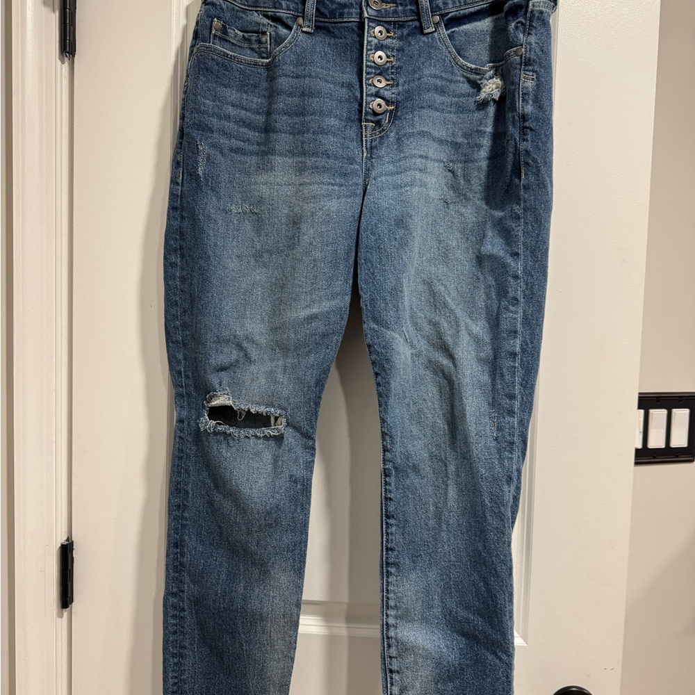 Torrid Distressed Blue Jeans
